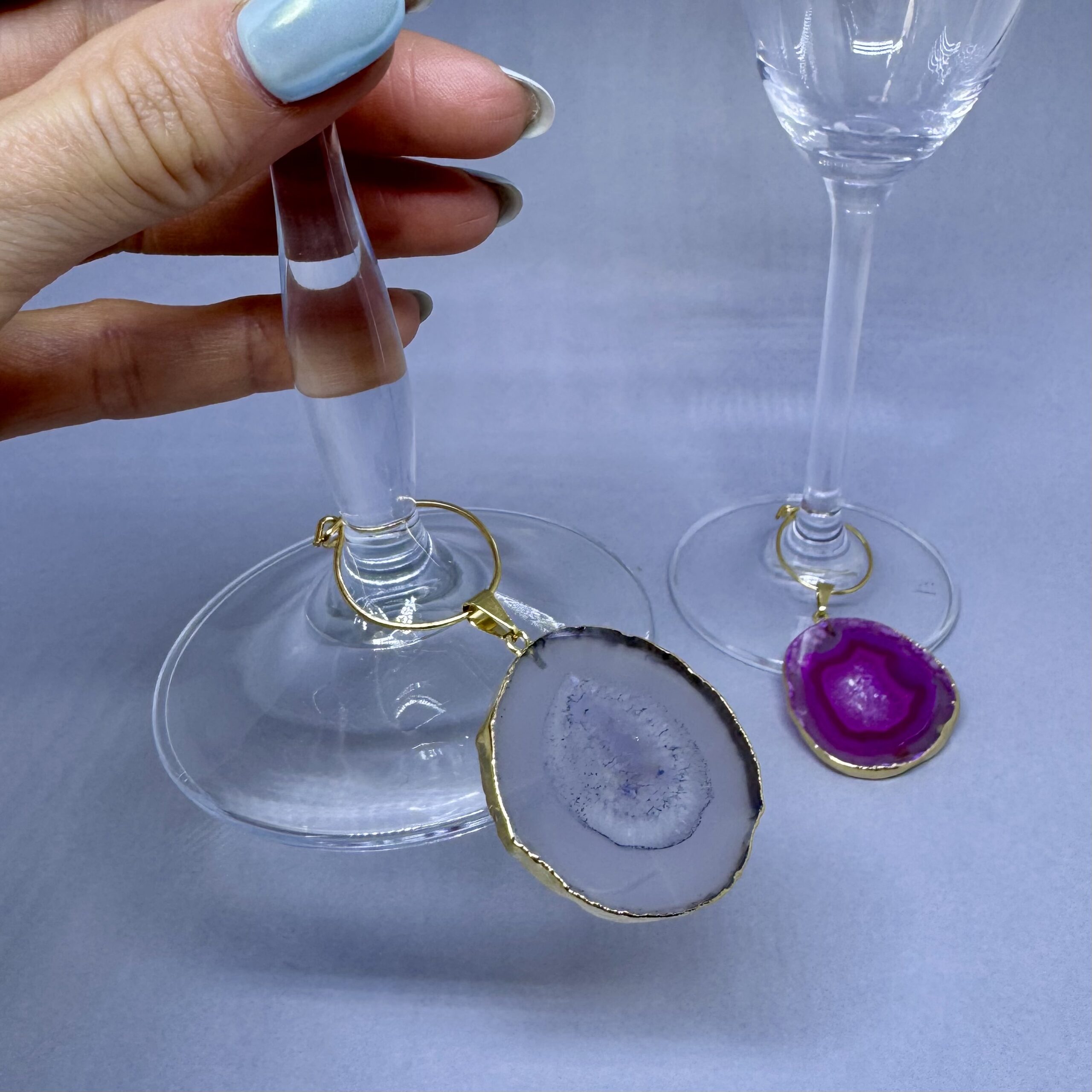 Marcadores de Taça de Ágata – Kit com 4 Unidades Coloridas - Imagem 5