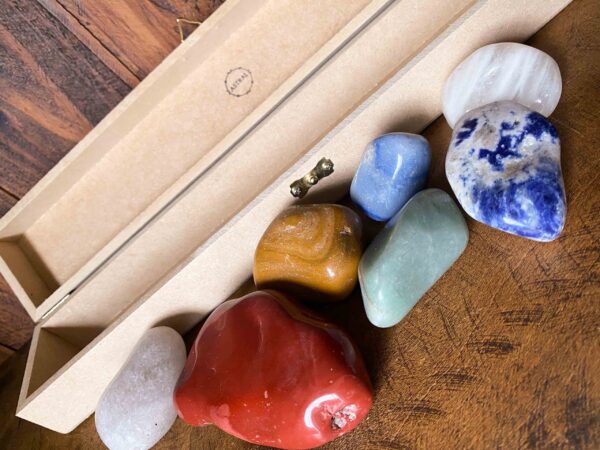 Caixa Cristais Dos 7 Chakras